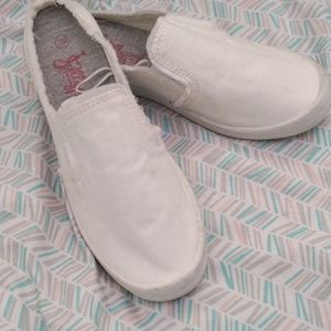 Jelly pop Slip on,  white  7